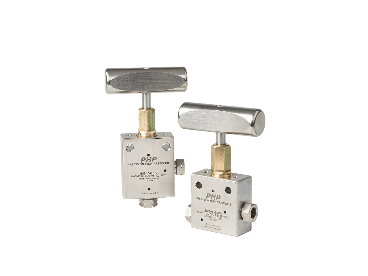 High pressure valves