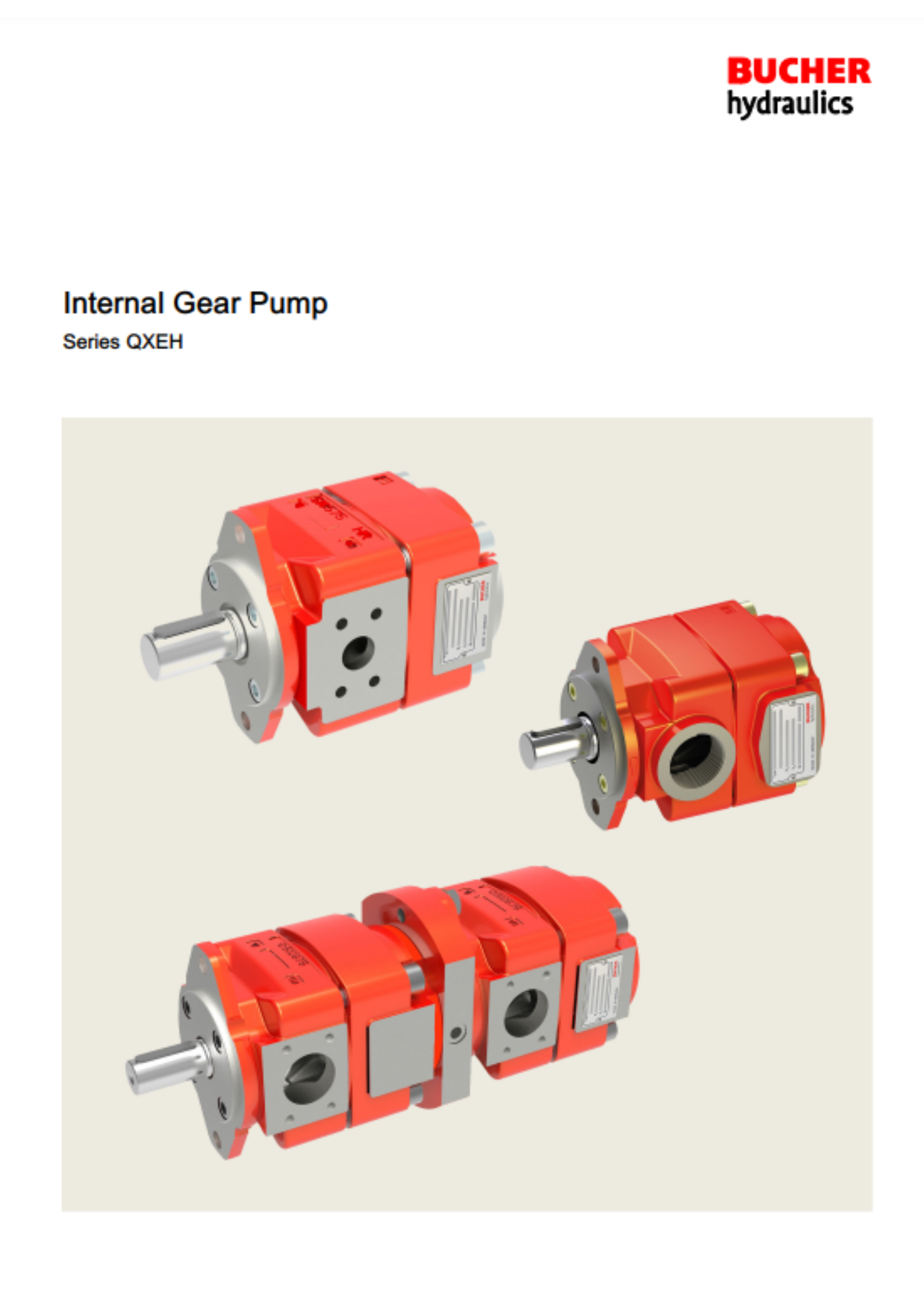 Bucher: QXEH internal gear pumps