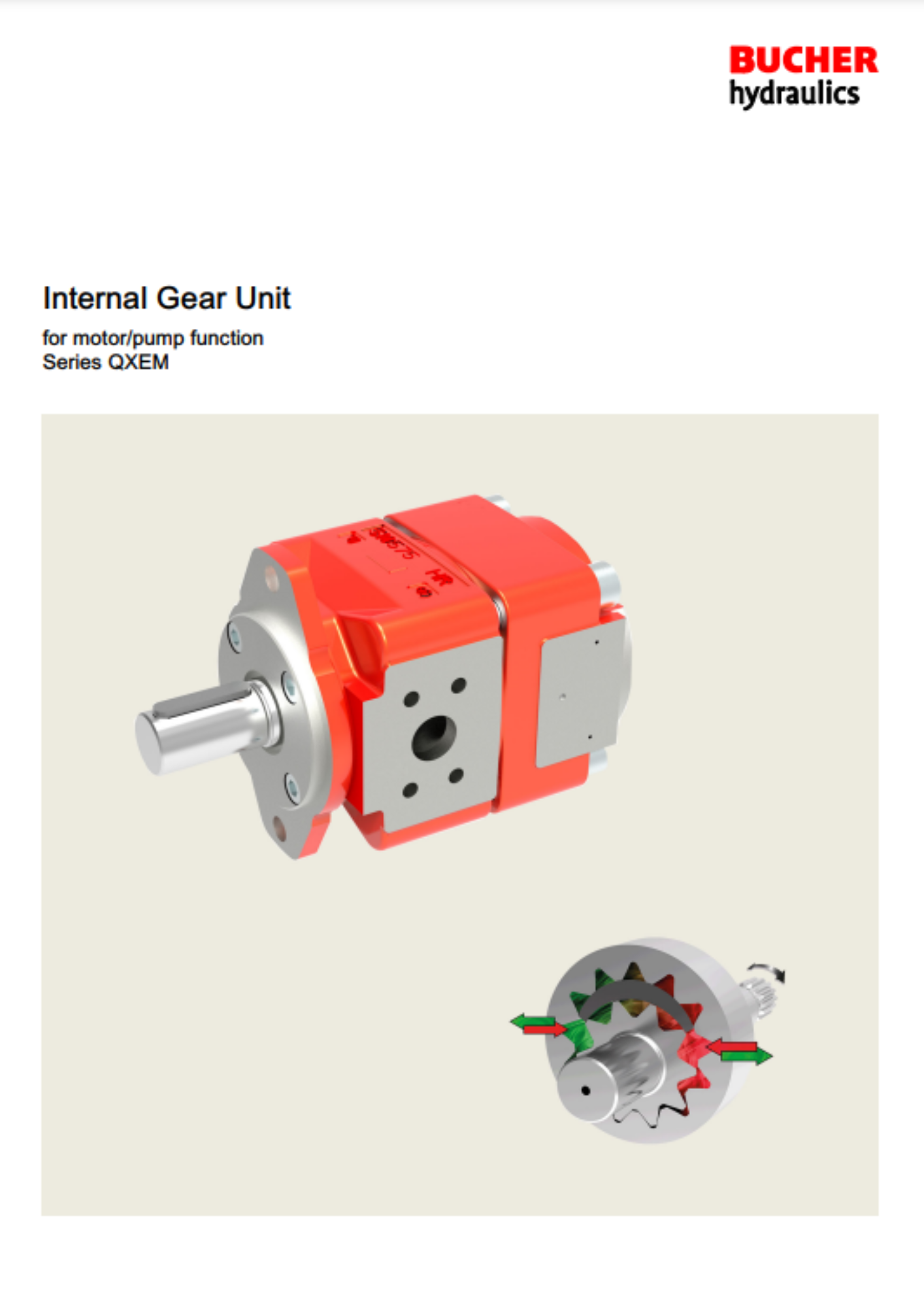 Bucher: QXEM internal gear pumps