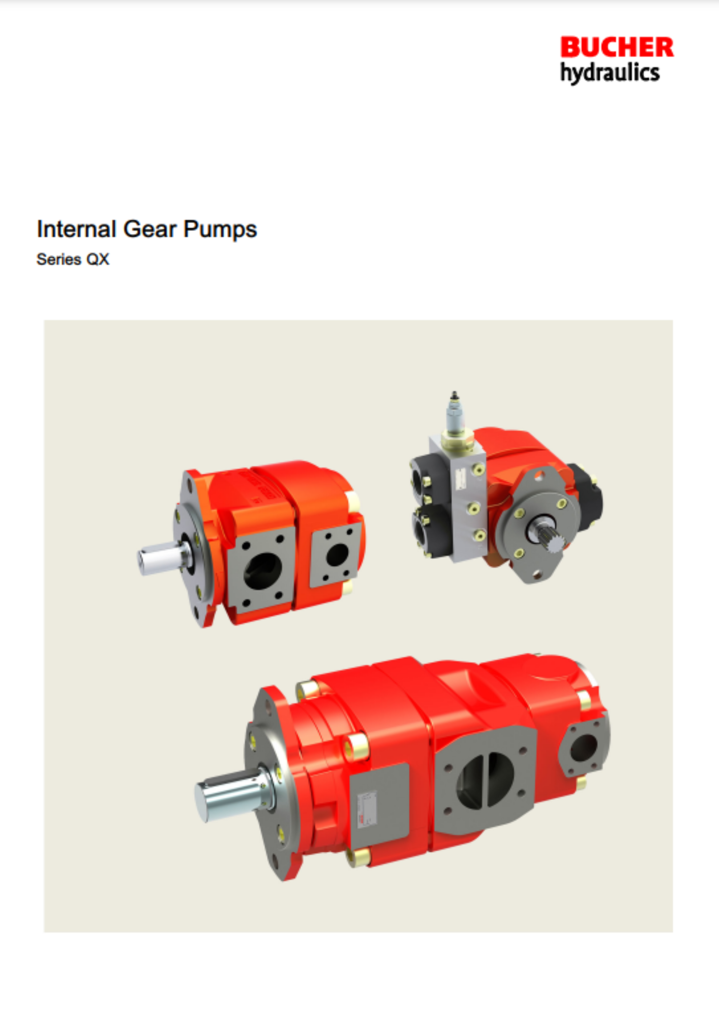 Bucher: QX internal gear pumps
