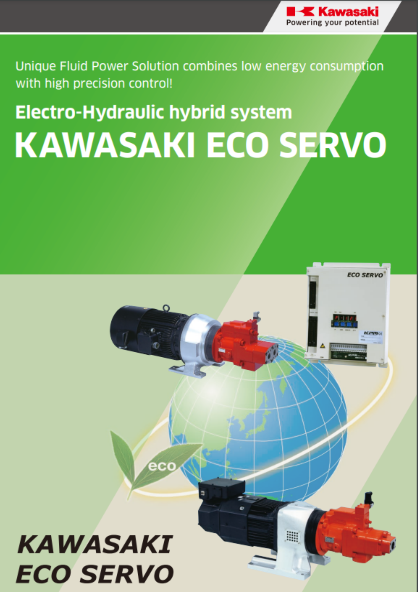 Kawasaki: servopompa Eco servo