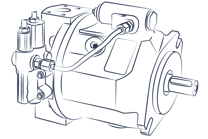 Axial piston pumps