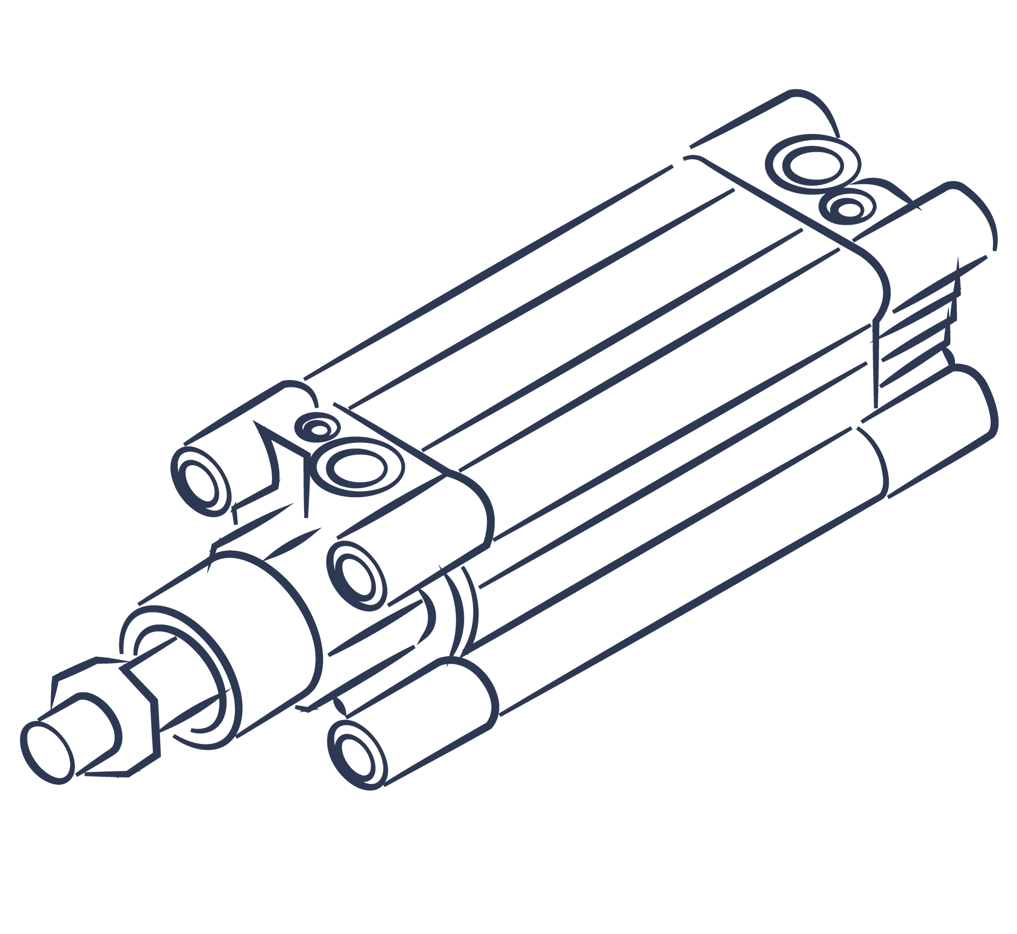 Pneumatic cylinders