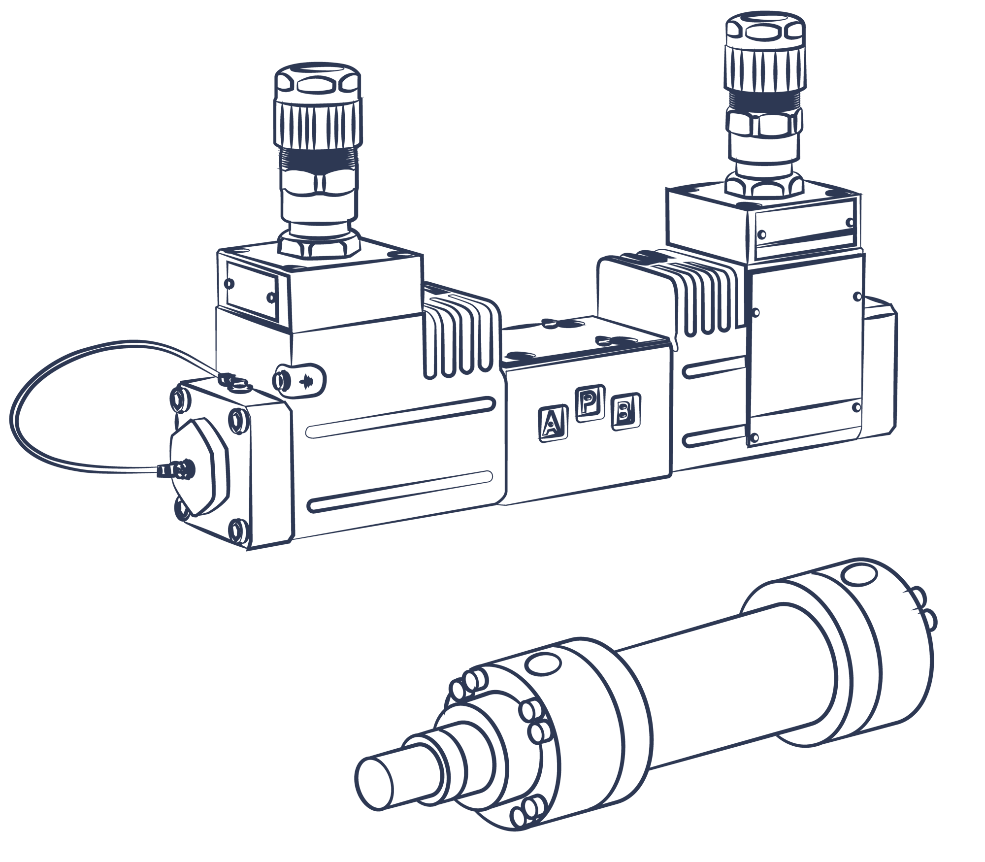 Hydraulic components in stainless steel