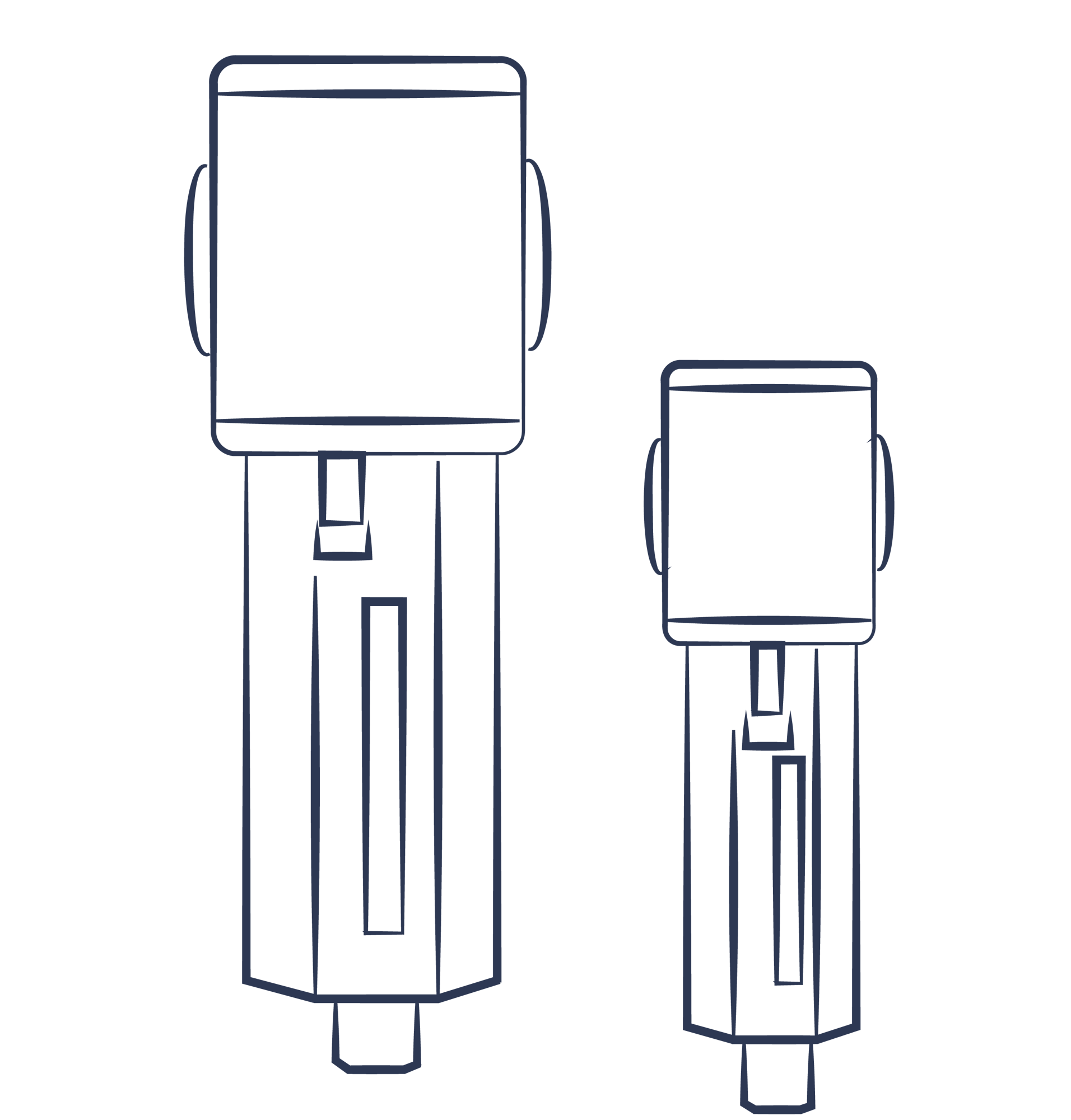 Pneumatic filters and lubricators