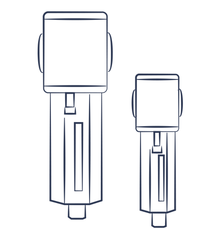 Filtros y lubricadores neumáticos